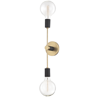 Astrid Wall Sconce (6939|H178102-AGB/BK)