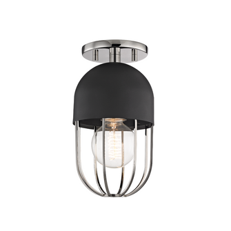 Haley Semi Flush (6939|H145601-PN/BK)