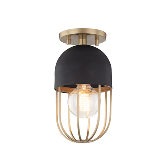 Haley Semi Flush (6939|H145601-AGB/BK)