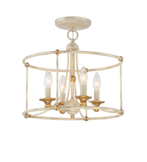 Westchester County - 4 Light Semi Flush (10|1049-701)