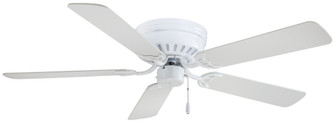 Mesa™ - 52'' Hugger Flush Mount Ceiling Fan (39|F565-WH)