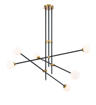Cosmet- 6 Light Chandelier (77|P8151-681)