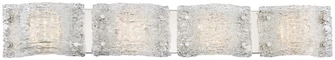 LED Bath in Chrome Finish with Clear Artisan Glass (77|P5284-077-L)