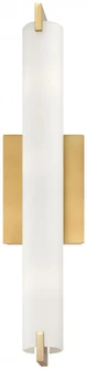 3 Light Wall Sconce with Honey Gold Finish and Etched Opal Glass (77|P5044-248)
