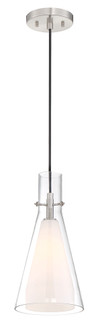 Taper - 1 Light Pendant with Etched Opal Glass (77|P23-084)