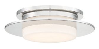LED Flush Mount with Steel, Glass and Polished Nickel Finish (77|P2016-613-L)