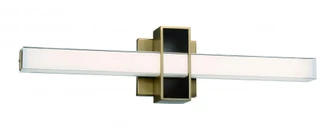 Major - 1 Light LED Light Bath Aged Brass (77|P1523-575-L)
