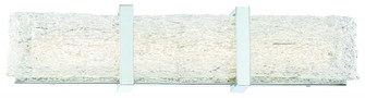 LED Bath in Chrome Finish with Clear Artisan Glass (77|P1383-077-L)