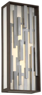 LED Pocket Lantern in Bronze with Silver with White Glass (77|P1272-650-L)