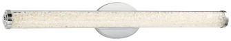 33W LED Bath in Chrome with Clear Glass with Clear Crystals (77|P1193-077-L)