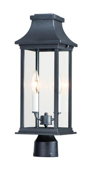 Vicksburg-Outdoor Pole/Post Mount (19|30020CLBK)
