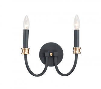 Charlton-Wall Sconce (19|11372BKAB)
