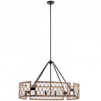 Oana™ 6 Light Oval Chandelier Palm (2|52078PAL)