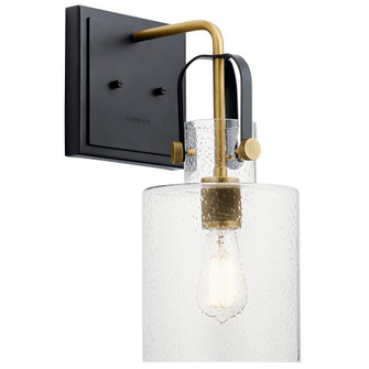 Kitner 16.5'' 1 Light Wall Sconce Natural Brass (2|52036NBR)