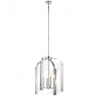 Pytel™ 4 Light Foyer Pendant Chrome (2|52024CH)