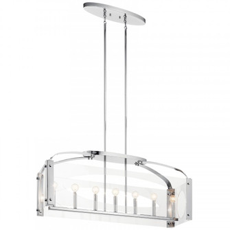 Pytel™ 7 Light Linear Chandelier Chrome (2|52023CH)