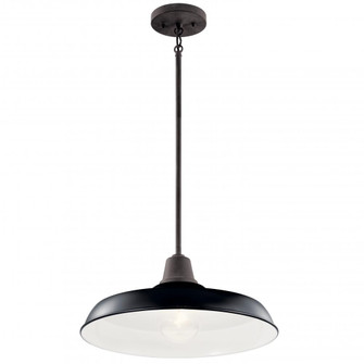 Outdoor Pendant/Semi Flush 1Lt (2|49993BK)