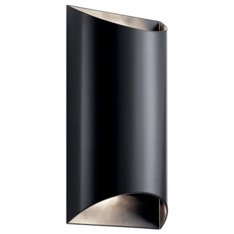 Outdoor Wall 2Lt LED (2|49279BKLED)