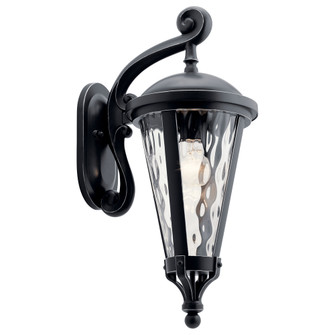 Cresleigh 22'' 1 Light Wall Light Black with Silver Highlights (2|49234BSL)