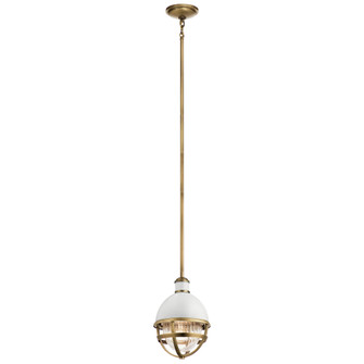 Tollis™ 12.5'' 1 Light Mini Pendant Natural Brass (2|43011NBR)