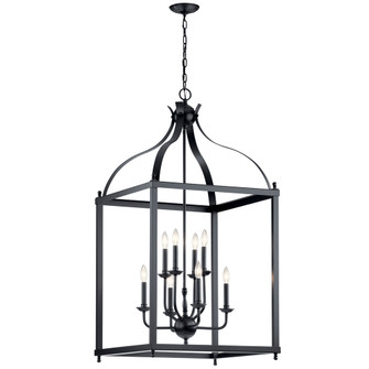 Larkin 47.75'' 8 Light Pendant in Black (2|42591BK)