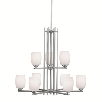 Eileen™ 9 Light Chandelier with LED Bulbs Brushed Nickel (2|1897NIL18)