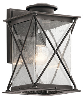 Argyle 15'' 1 Light Outdoor Wall Light with Clear Seeded Glass in Weathered Zinc (2|49745WZC)