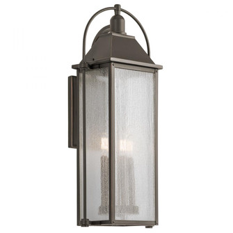 Harbor Row 28.75'' 4 Light Outdoor Wall Light with Clear Seeded Glass in Olde Bronze (2|49716OZ)