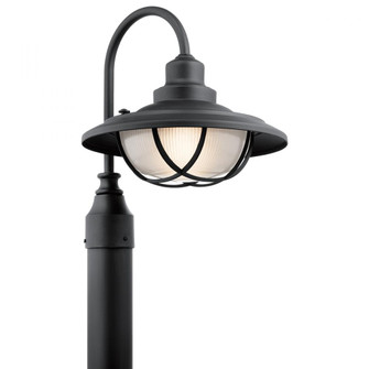 Harvest Ridge 1 Light Post Light Textured Black (2|49694BKT)
