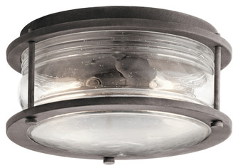 Ashland Bay 2 Light Flush Mount Weathered Zinc (2|49669WZC)