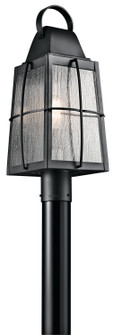 Tolerand 1 Light Post Light Textured Black (2|49555BKT)