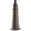 3'' x 96'' Cast Aluminum Post Black (2|9542BK)