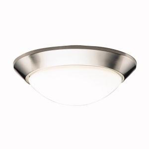 Ceiling Space 16.5'' 2 Light Flush Mount with Satin Etched Cased Opal in Brushed Nickel (2|8882NI)