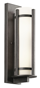 Camden 26'' 3 Light Outdoor Wall Light with Opal Etched Glass in Anvil Iron (2|49122AVI)