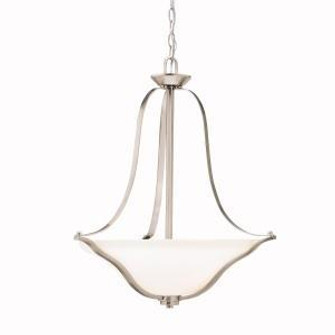 Langford™ 3 Light Inverted Pendant Brushed Nickel (2|3384NI)