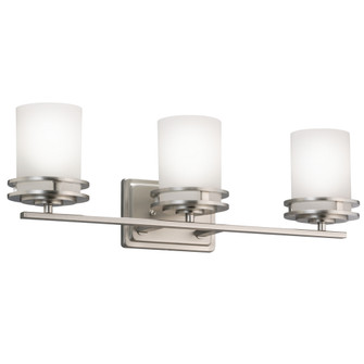 Hendrik 24'' 3 Light Vanity Light with Satin Etched Cased Opal Glass Brushed Nickel (2|5078NI)