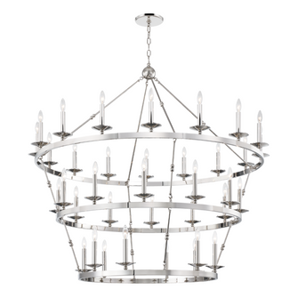 36 LIGHT CHANDELIER (57|3258-PN)