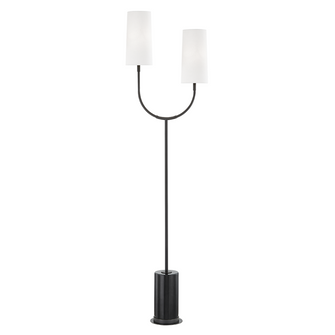 2 LIGHT MARBLE FLOOR LAMP (57|L1407-OB)