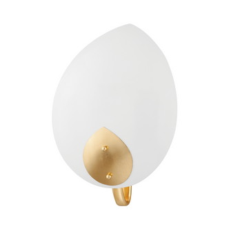 1 LIGHT WALL SCONCE (57|5701-GL/WH)