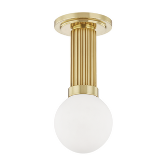 1 LIGHT SEMI FLUSH (57|5106-AGB)