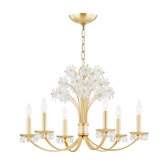 6 LIGHT CHANDELIER (57|4430-AGB)