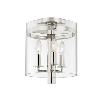 3 LIGHT FLUSH MOUNT (57|1303-PN)