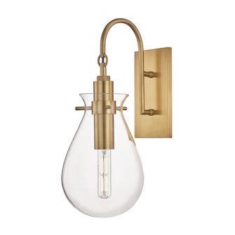 1 LIGHT WALL SCONCE (57|BKO100-AGB)