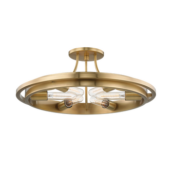 6 LIGHT FLUSH MOUNT (57|2721-AGB)