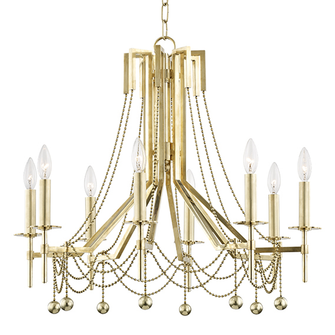 8 LIGHT CHANDELIER (57|5228-AGB)