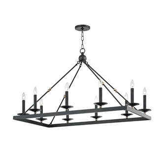 10 LIGHT CHANDELIER (57|3244-AOB)