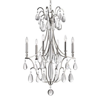 6 LIGHT CHANDELIER (57|9324-PN)