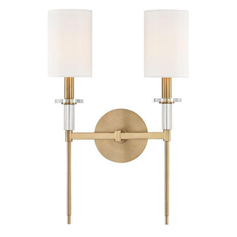 2 LIGHT WALL SCONCE (57|8512-AGB)