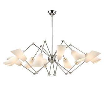 12 LIGHT CHANDELIER (57|5312-PN)