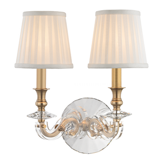 2 LIGHT WALL SCONCE (57|1292-AGB)